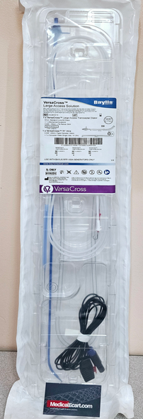 Baylis VLAK0013 VersaCross™ Large Access Solution with Pigtail X 230 cm RF Wire; 12.5 Fr X 67 cm X 0.035", D0 Curve (Standard curve) Transseptal Dilator, Box of 01