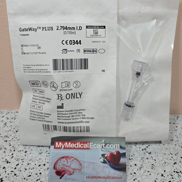 Boston Scientific M001153223 Gateway™ Plus Y-Adapter, Box of 10  (15-322)