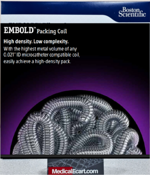 Boston Scientific M001394260000150 EMBOLD™ Packing Coils, 39426000015, Detachable Coil System 15cm Length, Box of 01