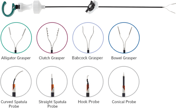 eleflex BLC250 MiniLap® System with ThumbGrip Handle, Bowel Grasper, Box of 6