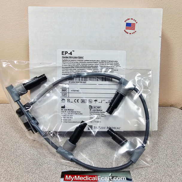 Abbott H700162 EP-4™ Stimulator Cable, For use with EP-4 Cardiac Stimulator, Box of 01