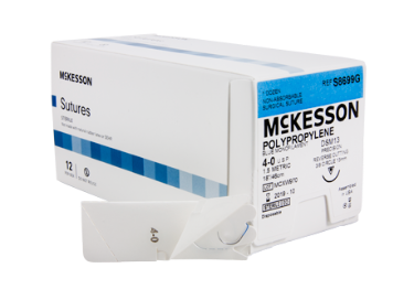 S8699G Suture 4-0 Polypropylene DSM13/P3, Box of 12