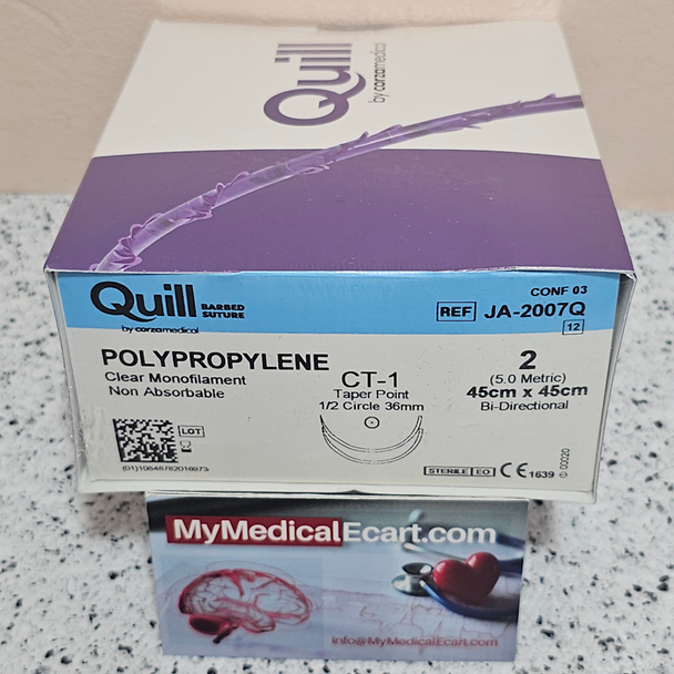 Quill™ Barbed Suture JA-2007Q PDO (Polydioxanone) Suture,  Taper Point, Bi-Directional