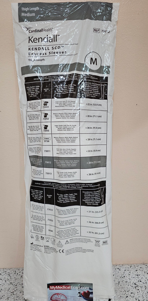 Cardinal Health 73012 Kendall SCD Sleeve Medium Non-Sterile Latex Free. Box of 5