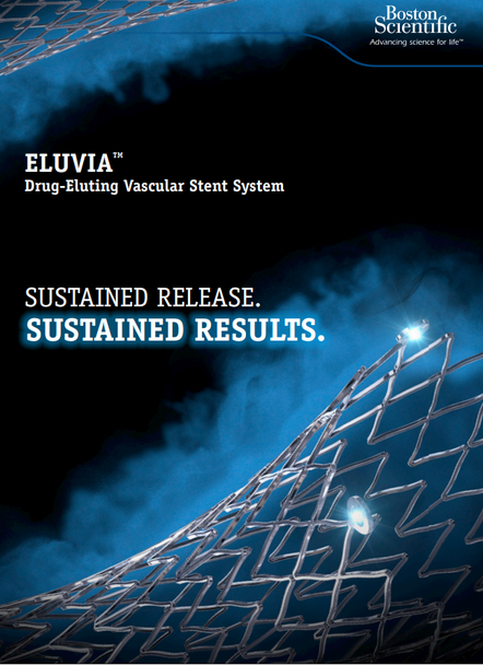 Boston Scientific, 39294-70121 Eluvia™ H74939295701210 Eluvia™ Drug-Eluting Vascular Stent System, 7 mm x 120 mm x 130 cm. Box of 01