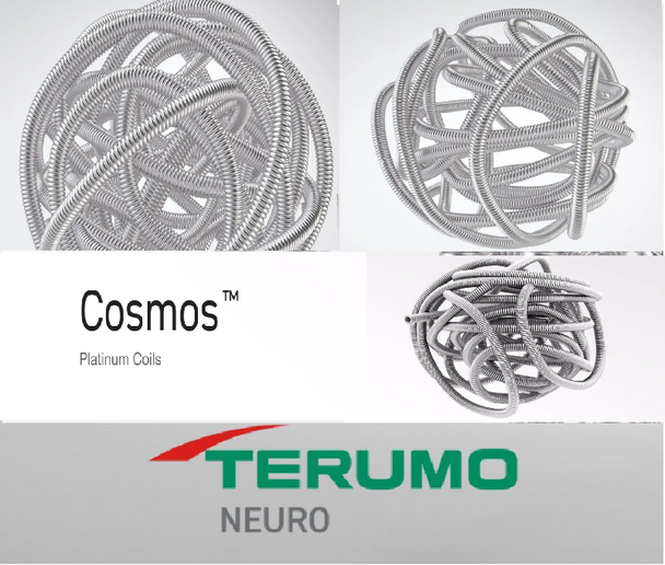 Terumo Neuro 8210-0202 Cosmos™ 10 Advanced Complex Coil: Framing and Filling, 2mm X 2cm. Box of 01