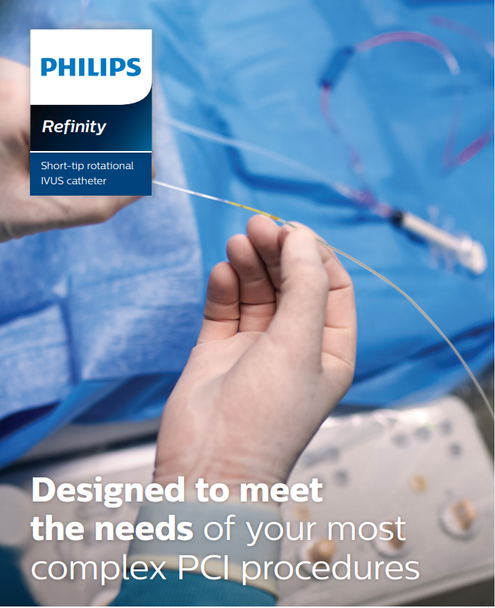 Philips 89900 Refinity Plus Short-tip rotational IVUS catheter 5Fr, 014" X 135cm, Box of 01