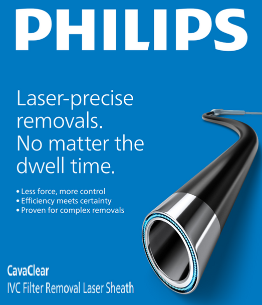 Philips 500-514 CavaClear IVC Filter Removal Laser Sheath, 14Fr, X 50cm
