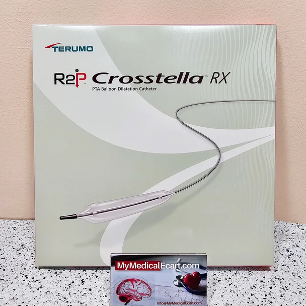 Terumo BD-Q40150ER R2P™ CROSSTELLA® RX PTA Balloon Dilatation Catheter, 200 cm, 5 Fr, 4 mm x 150 mm, Box of 01