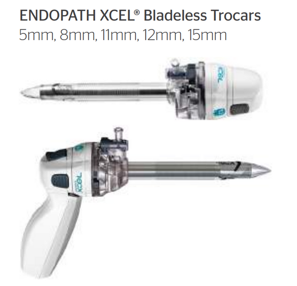 Ethicon B11LP ENDOPATH XCEL™ Trocars, 11mm diameter Bladeless trocar, 100mm (length), Smooth sleeve. Box of 06