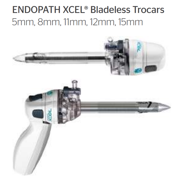 Ethicon B12XT ENDOPATH XCEL™ Trocars, 12mm diameter Bladeless trocar, 150mm (length), Stability sleeve. Box of 06