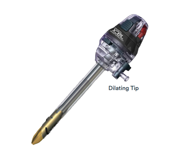Ethicon D5ST ENDOPATH XCEL™ Trocars, Dilating Tip Trocars, 5mm diameter, 75mm (length), Stability sleeve. Box of 06