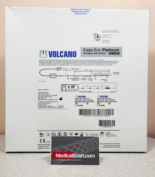 Philips 85900P Volcano Eagle Eye Platinum Rx Digital IVUS catheter