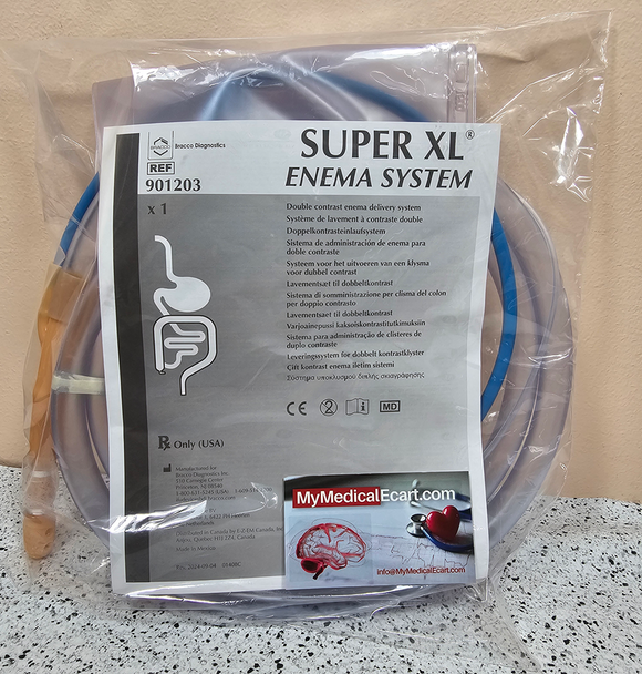 9012-03 EZEM Super XL Enema System, 901203, Case of 24