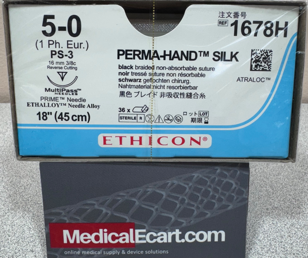 Ethicon 1678H PERMA-HAND® Silk Suture