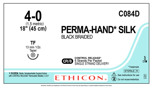 Ethicon C084D PERMA-HAND Silk Suture
