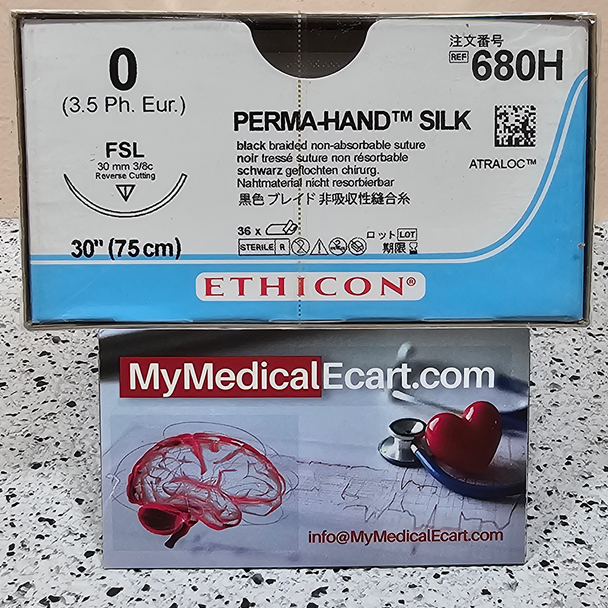 Ethicon 680H PERMA-HAND Silk Suture