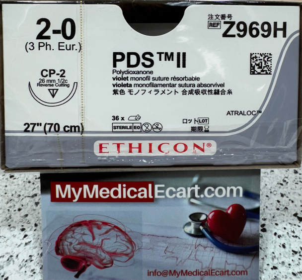 Ethicon Z969H PDS® II (polydioxanone) Suture