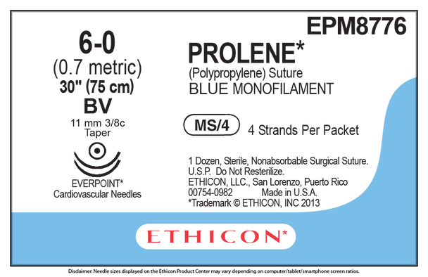 EPM8776 PROLENE® Polypropylene Suture