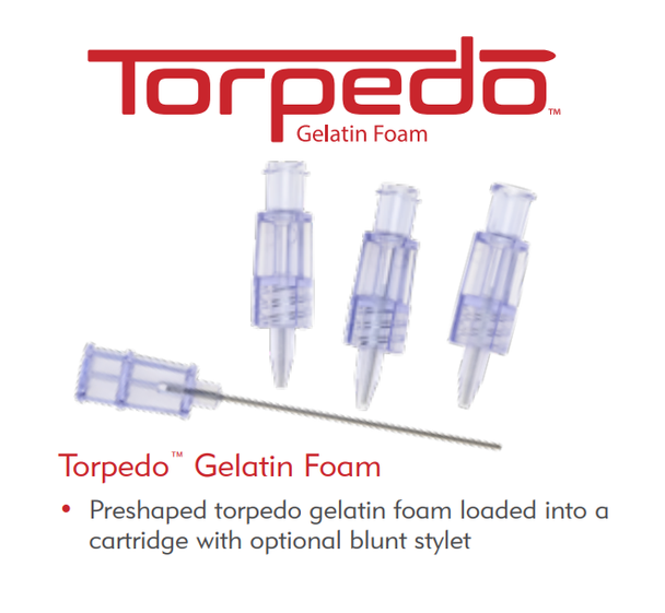 Medical TOR2510 Torpedo™ Gelatin Foam, Box of 05