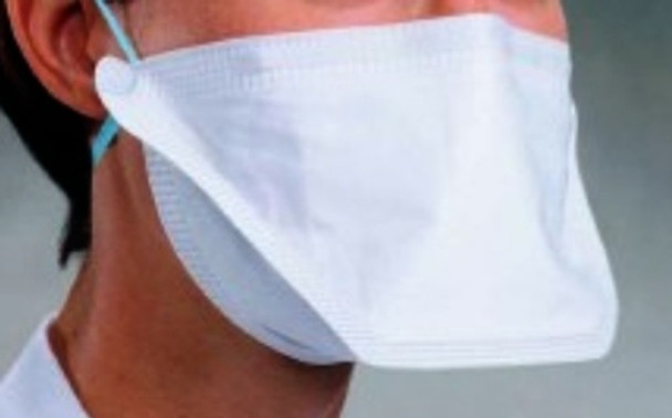 OWENS & MINOR 62126 Surgical Respirator N95, Flat Fold, Regular, Most White, case of 300 (6 bxs/50)