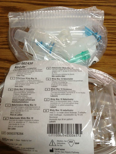 002438 AirLife™ Misty Max 10™ Disposable Nebulizer Kit by CareFusion