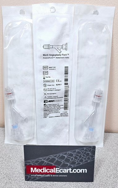 MAP150 AccessPLUS Large Bore Haemostasis Valve. Box of 25