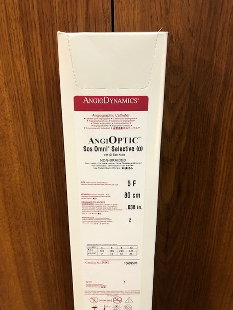 10609506 Sos Omni 1 5F / 80 cm / .038" SELECTIVE CATHETERS  H787106095065