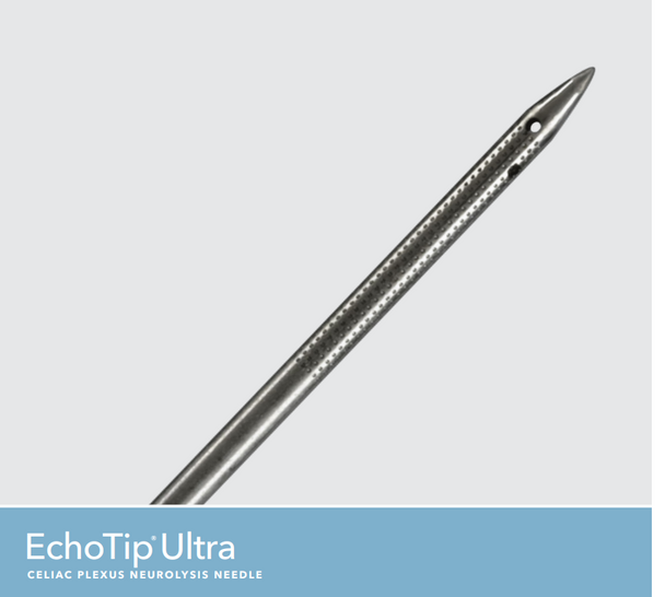 Cook Medical G49257 EchoTip® Ultra Celiac Plexus Neurolysis Needle, ECHO-20-CPN, 22 Gage X 6.0 Fr Sheath Size, Needle Tip Cone Iip with Tide holes, pack of 01