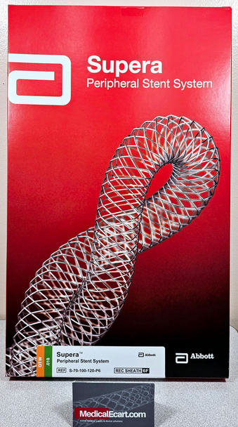 Abbott S-70-100-120-P6 Supera ® Peripheral Stent System 6F, 7.0 x 100 x 120cm, Box of 01