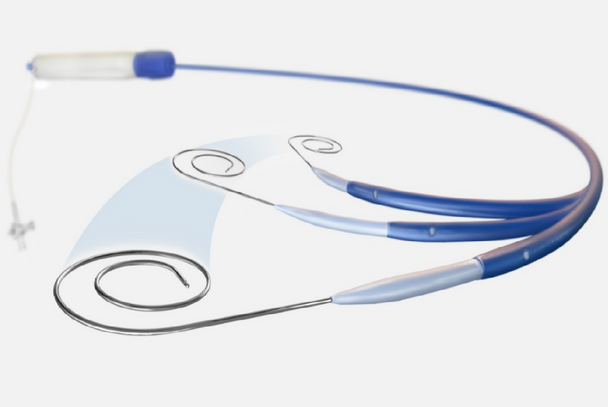 Baylis SSS0006 SupraCross Steerable Sheath, 8.5 Fr X 45 cm X 0.035, Large (50 mm) Distal curve diameter, Box of 01