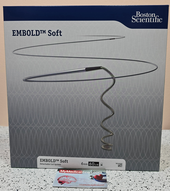 Boston Scientific M001394250060600 EMBOLD™ Soft Coils, 39425006060, Detachable Coil System 6mm X 60cm, Box of 01