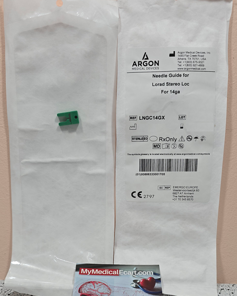Argon LNGC14GX Lorad Needle Guides Closed type, fits 14G, Box of 20