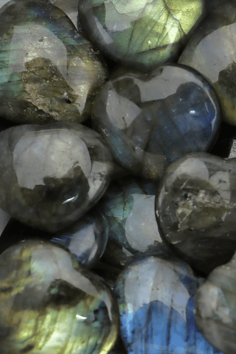 Labradorite

Lore: Magic, protection, banishes fears and insecurities, a stone of transformation, prepares body and soul for ascension process, deflects unwanted energies from aura and prevents leaks, removes others; projections, perfect stone for empaths.