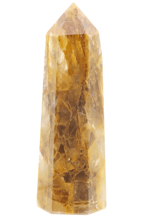 Golden Healer Quartz

Lore: Multi-dimensional healing, cleans and enhances the organs, brings body into balance, master healer, joy, peace, expanded awareness, connection with spirit.