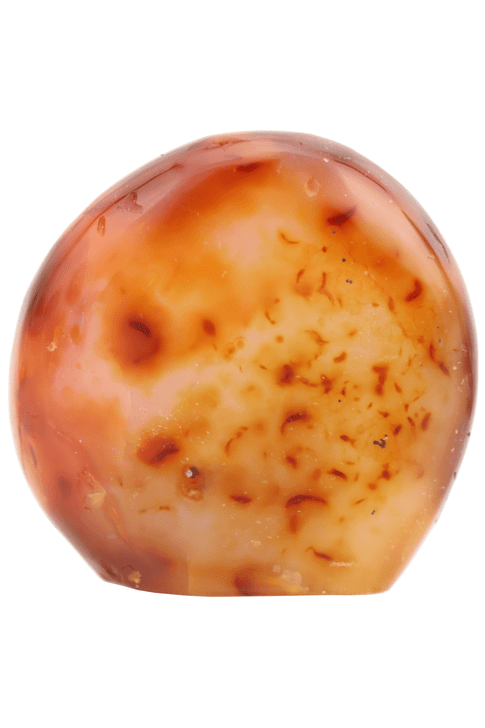 Carnelian

Lore: Courage, vitality, confidence, action, sexuality, helps with infertility, calms anger, jealousy and envy, removes fear of death and assists positive life choices, supports roots and sacral chakras.