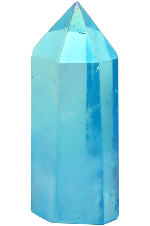 Aqua Aura

Lore: relaxes stress. Increases communication. Joins love and wisdom to create wisdom. Calms fevers and releases headaches.