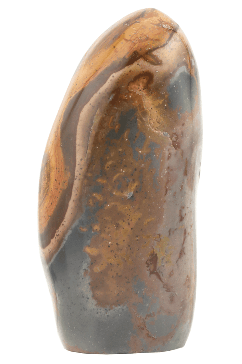 Polychrome Jasper  

Lore: Brings new beginnings, excellent for sharing over, happy outlook on life, allergies, communication with nature.