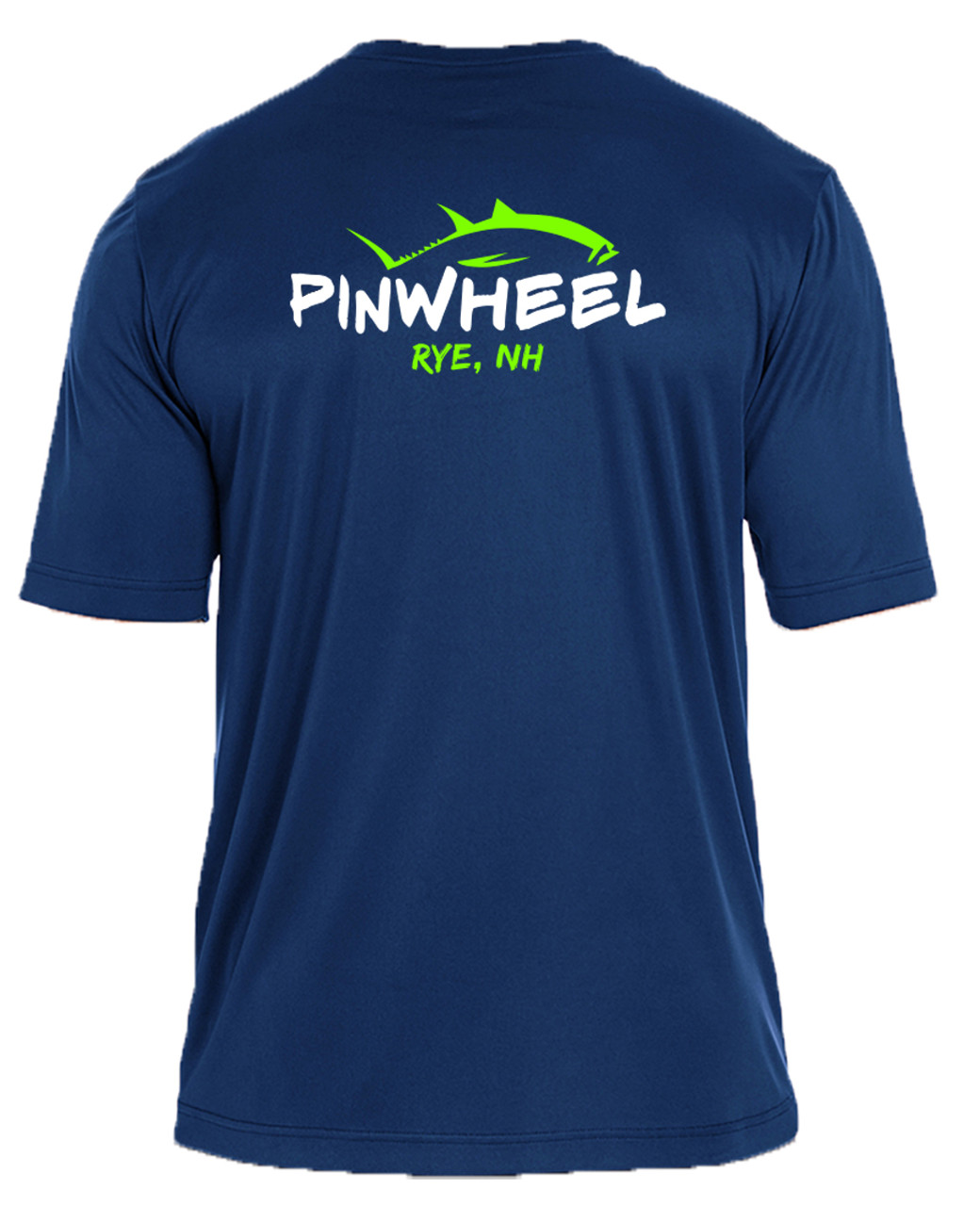 Pinwheel Fishing White Long Sleeve T-shirt