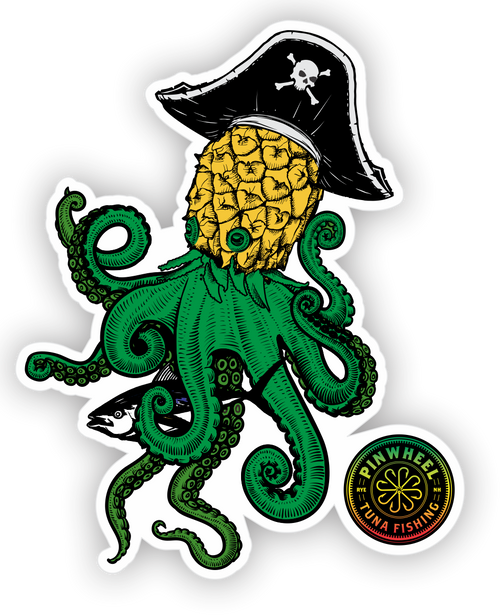 Pineapple Kraken Sticker