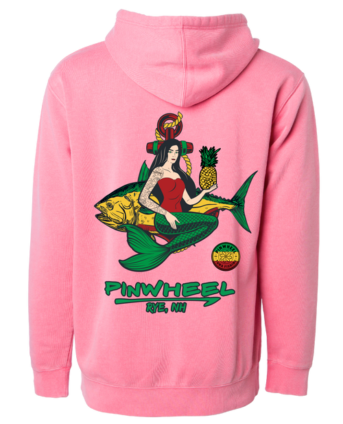 Mermaid Pinwheel Pigment-Dyed Sweatshirts