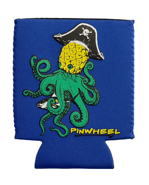 Pinwheel Kraken Can Cooler 