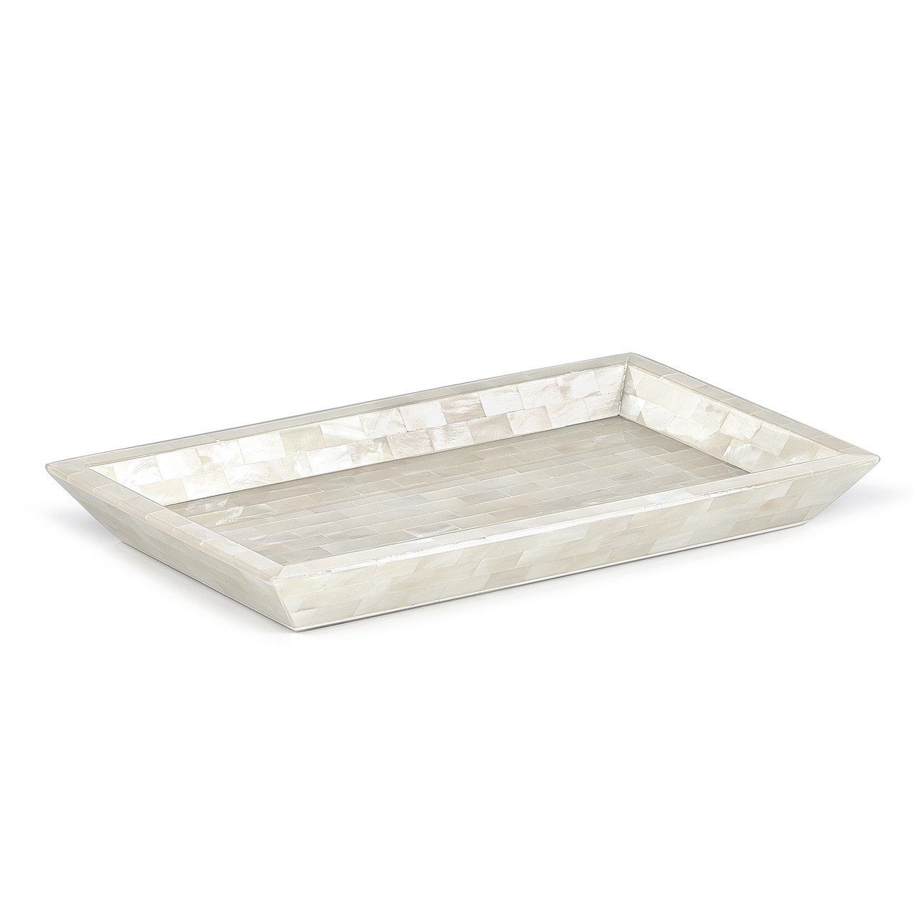 Vintage agate tray　W17.5cm Lサイズ Luxe Mother of Pearl Tray - White Agate | Labrazel