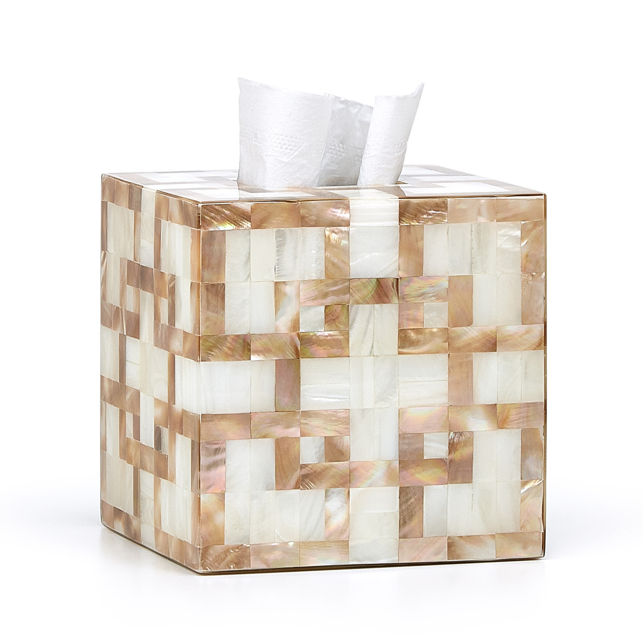 WEEKEND LOGO マグネット TISSUE CASE Magic Mountain Tissue Box Cover | Matouk Luxury Linens