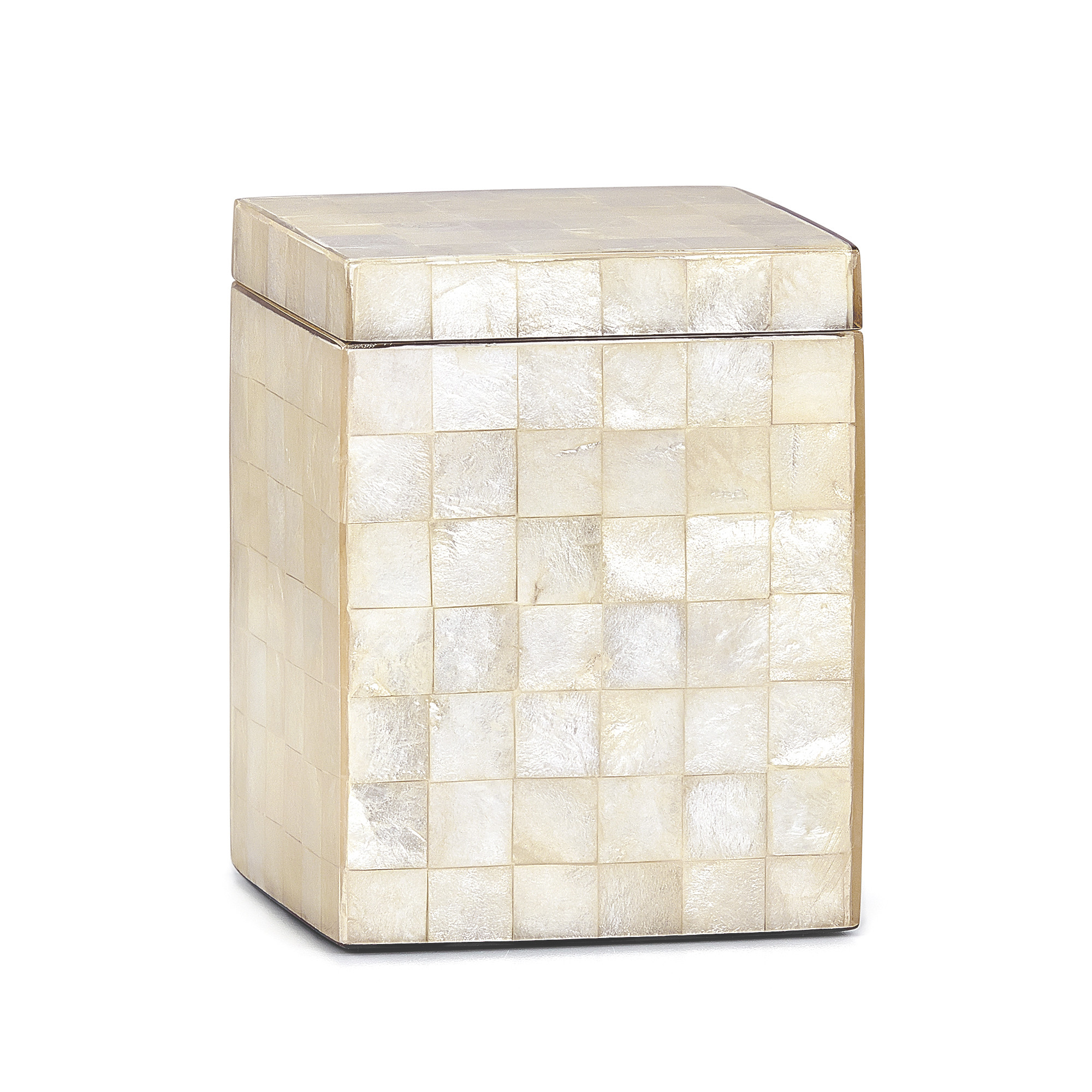 Capiz Ivory Canister