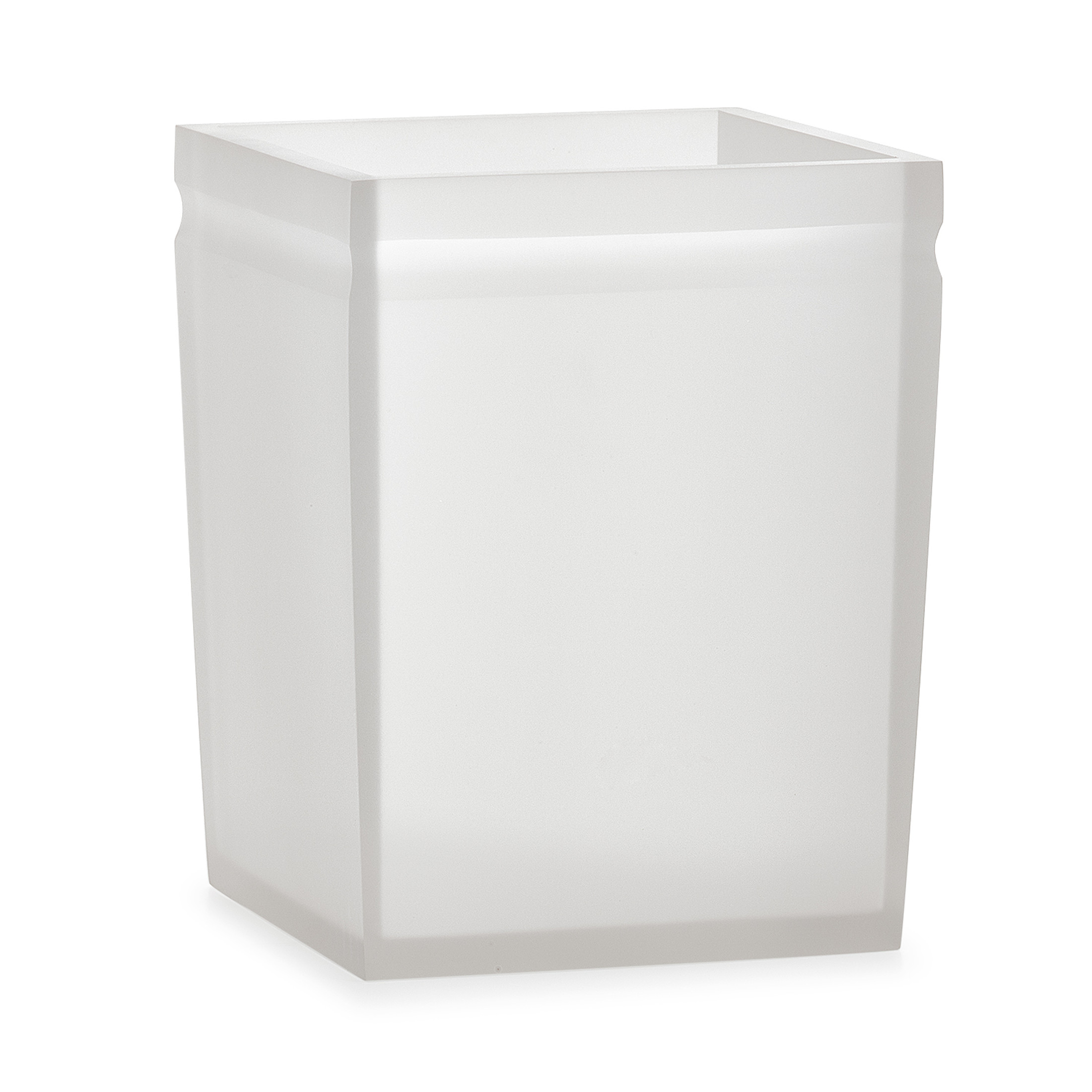 Milo Clear Matte Waste Basket