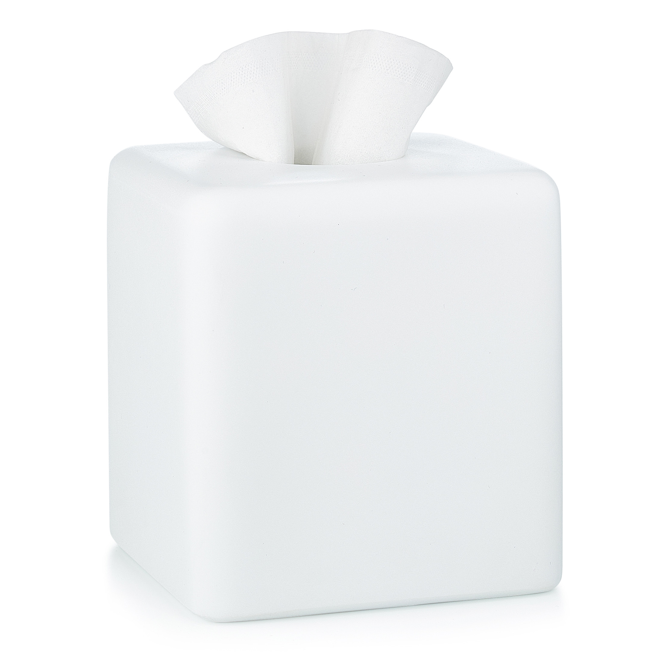 Dome White Matte Tissue Cover