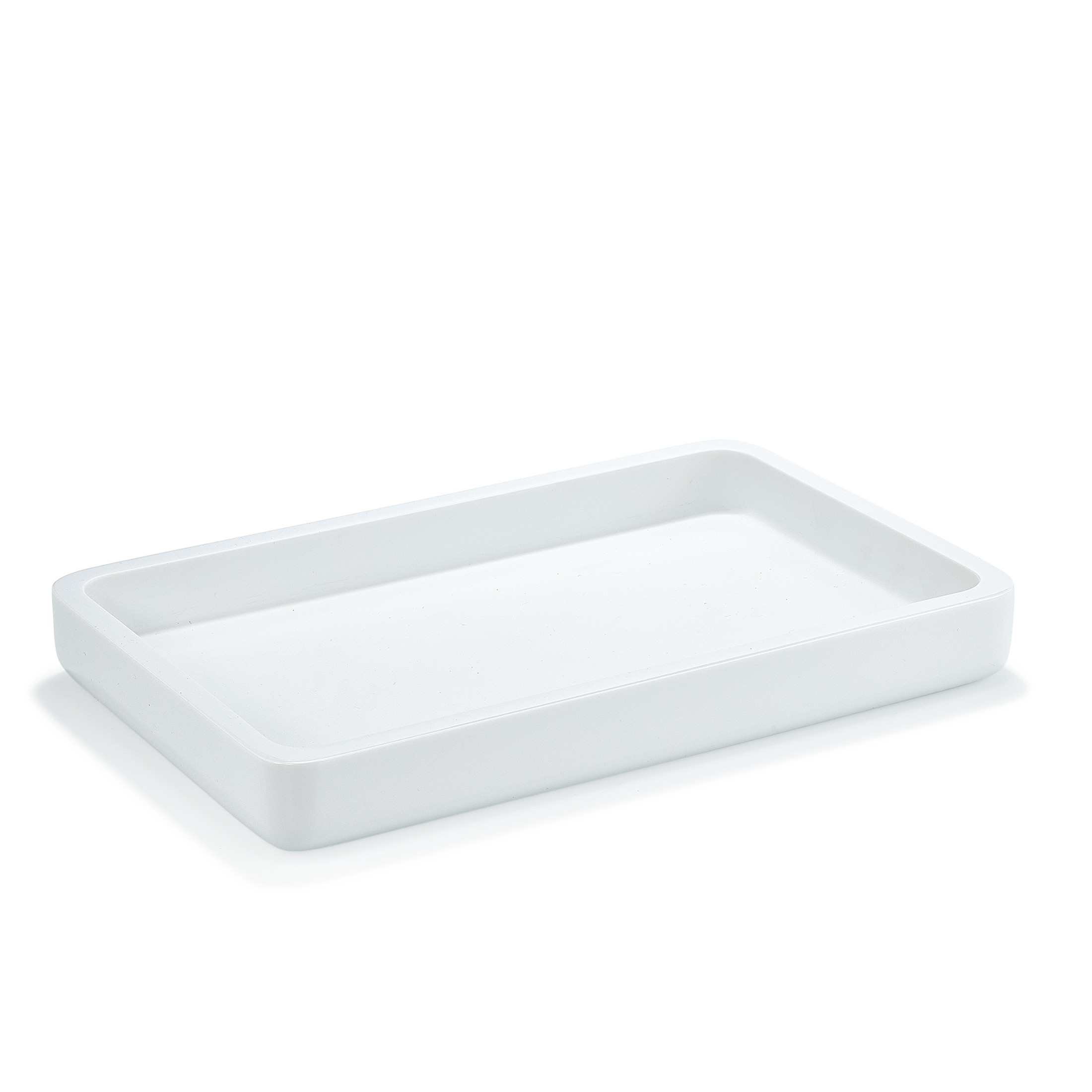 Dome White Gloss Tray