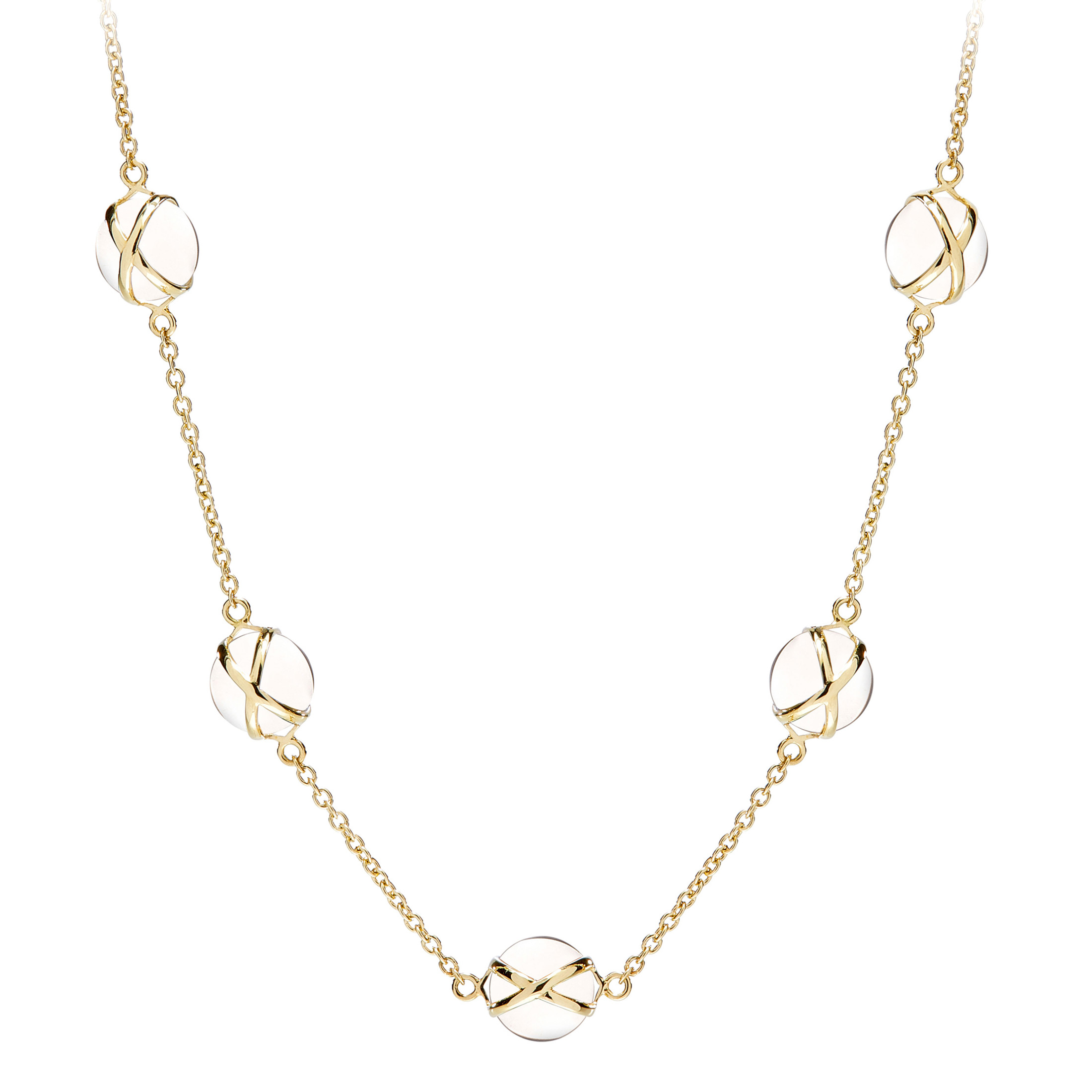 Prisma Crystal Quartz Classic Chain Necklace