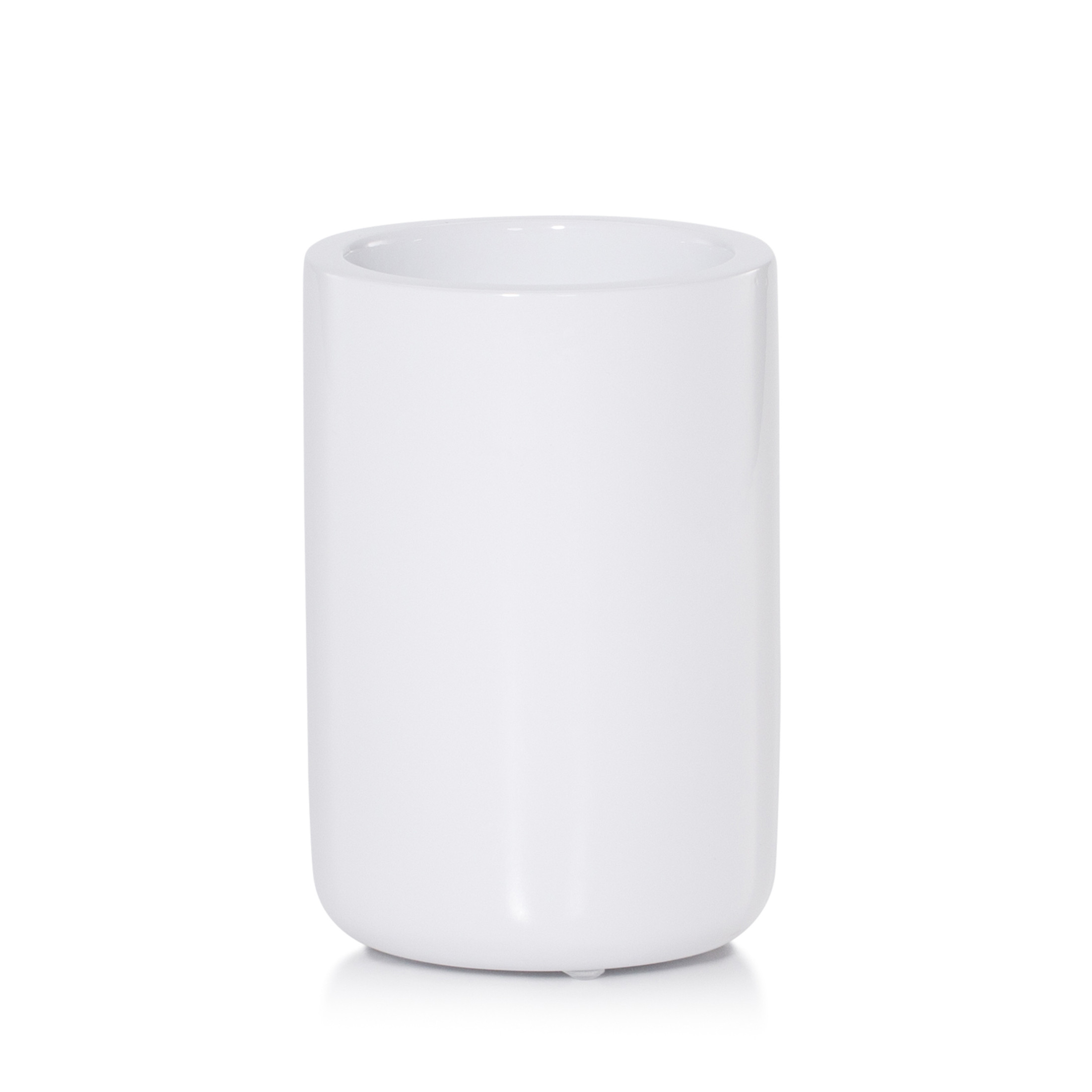 Domus White Gloss Brush Holder Domus White Gloss Brush Holder